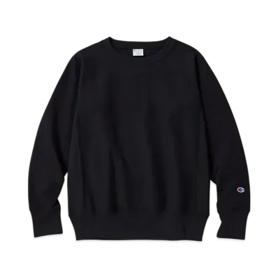 Champion Reverse Weave Crew Necks Sweatshirt 25SS "Black"