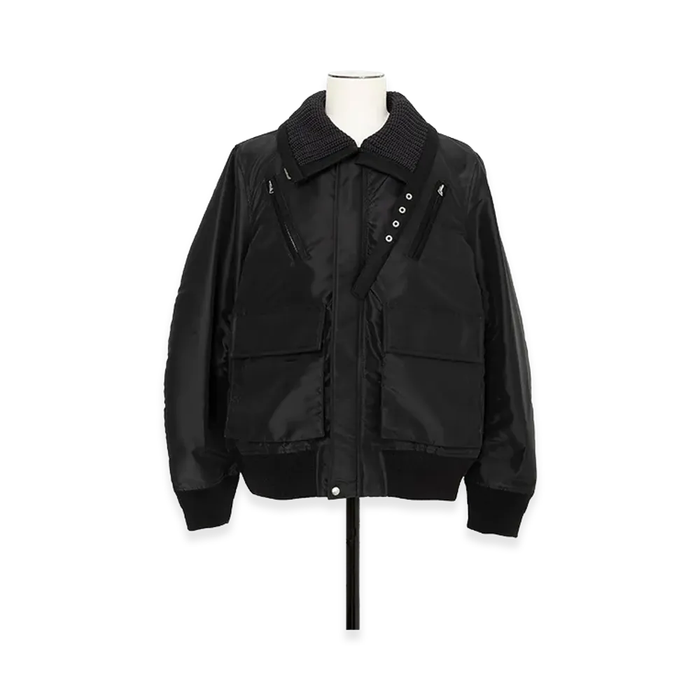 sacai Nylon Twill Blouson "Black"