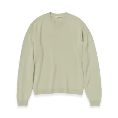 AURALEE Baby Cashmere Knit P/O Top "Light Khaki"