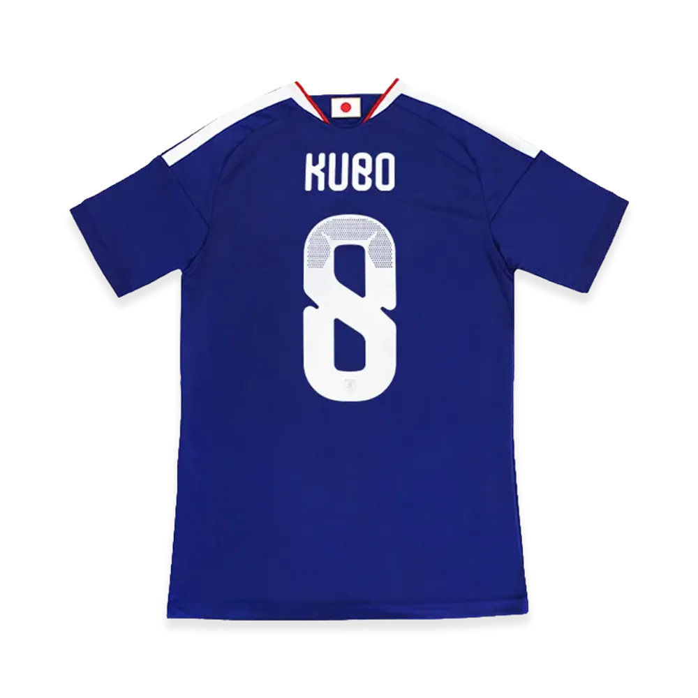 adidas Soccer Japan 2026 Home Replica Jersey #8 Takefusa Kubo "Japan Blue/Ash Blue"