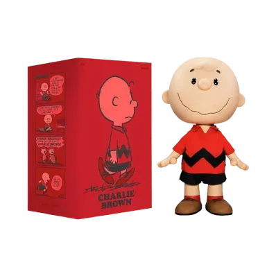Super7 Peanuts Supersize Charlie Brown(Red Shirt)"Multicolor"