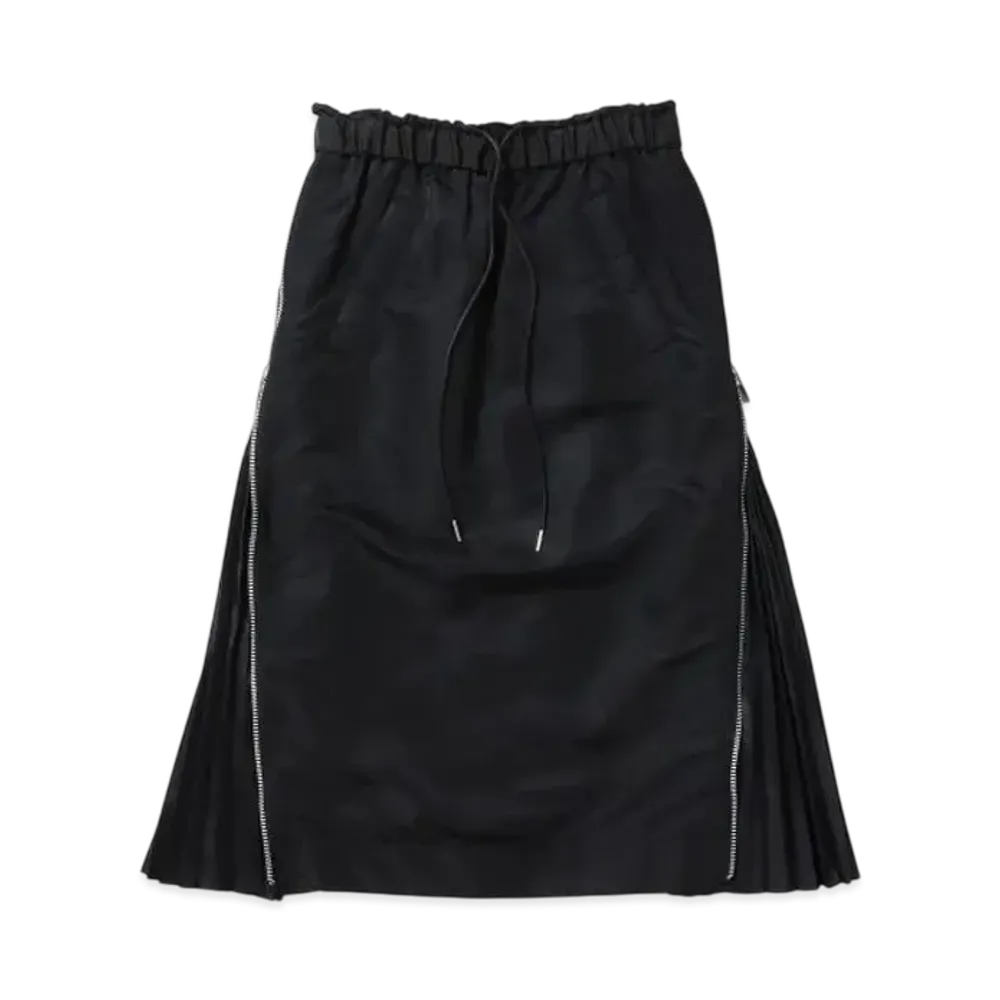 sacai Nylon Twill Skirt "Black"