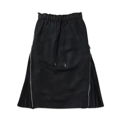 sacai Nylon Twill Skirt "Black"
