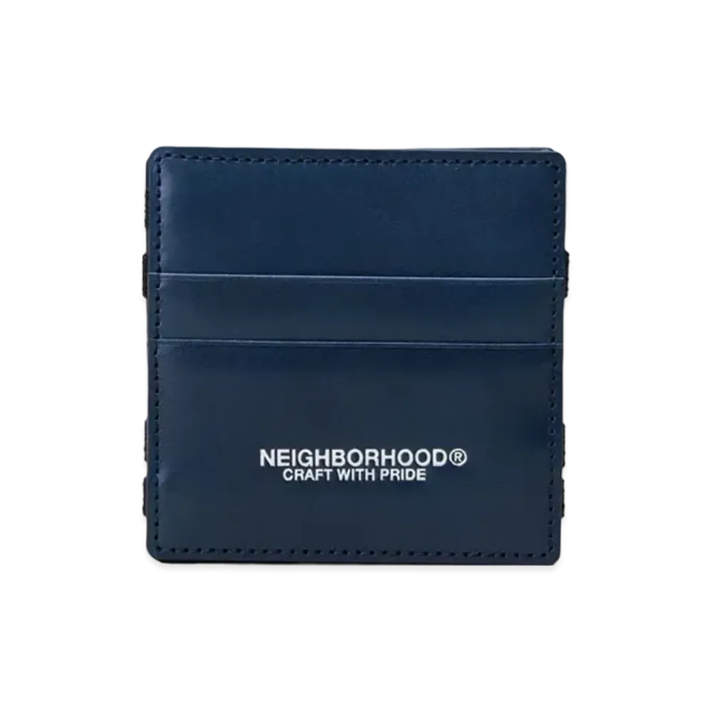 NEIGHBORHOOD Leather Cardcase "Navy"