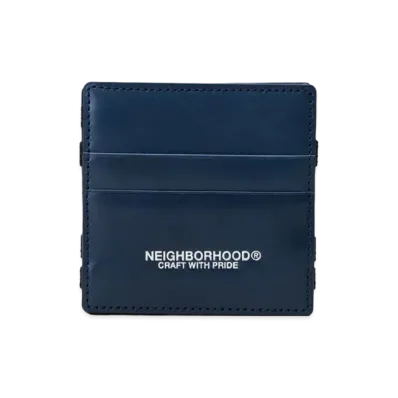 NEIGHBORHOOD Leather Cardcase "Navy"