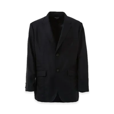 COMME des GARCONS HOMME Wool Garba Puckering Jacket "Navy"