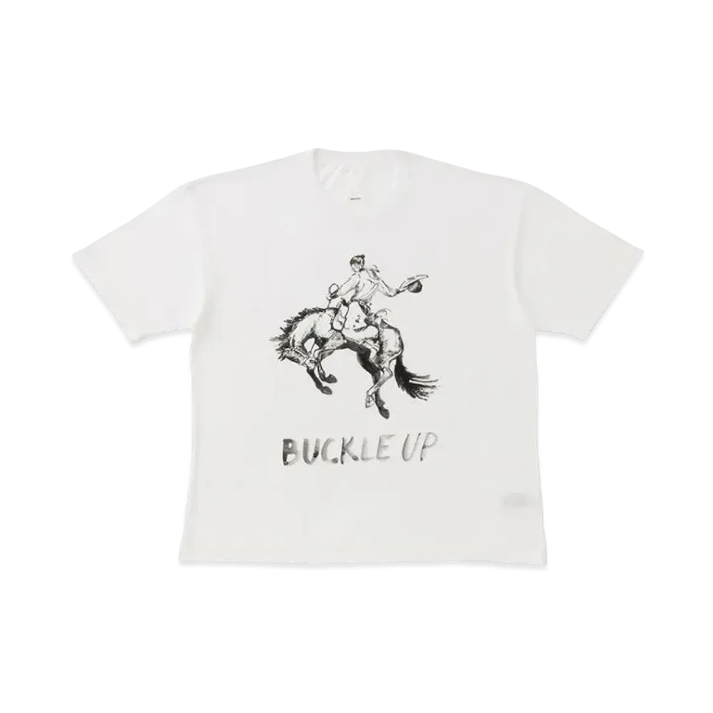 visvim Jumbo Tee S/S Buckle Up "White"