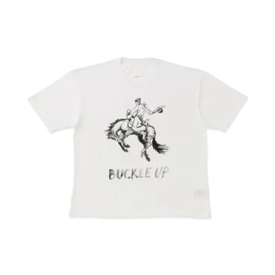 visvim Jumbo Tee S/S Buckle Up "White"