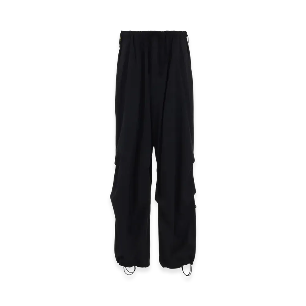 S'YTE Pe/Smooth Jersey Knee Tuck Military Pants With Tyrolean Tapes "Black"