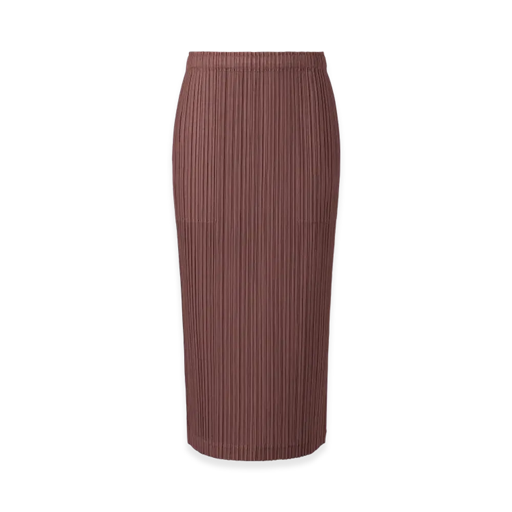 PLEATS PLEASE ISSEY MIYAKE Loop Bottoms "Red Brown"
