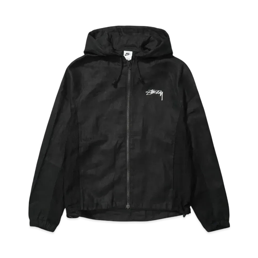 Stussy x Nike U NRG Linen Jacket Hoodie (US Size) "Black" FZ5751-010