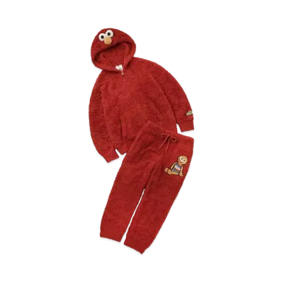 GELATO PIQUE x Sesame Street Homme Elmo Parka & Long Pants Set "Red"