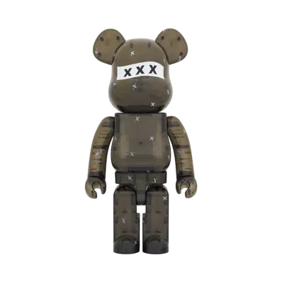 Bearbrick GOD SELECTION XXX BLACK CLEAR 1000%
