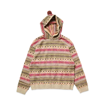 KAPITAL 7G WOOL FAIR ALE FOOD PULLOVER "Graveage"