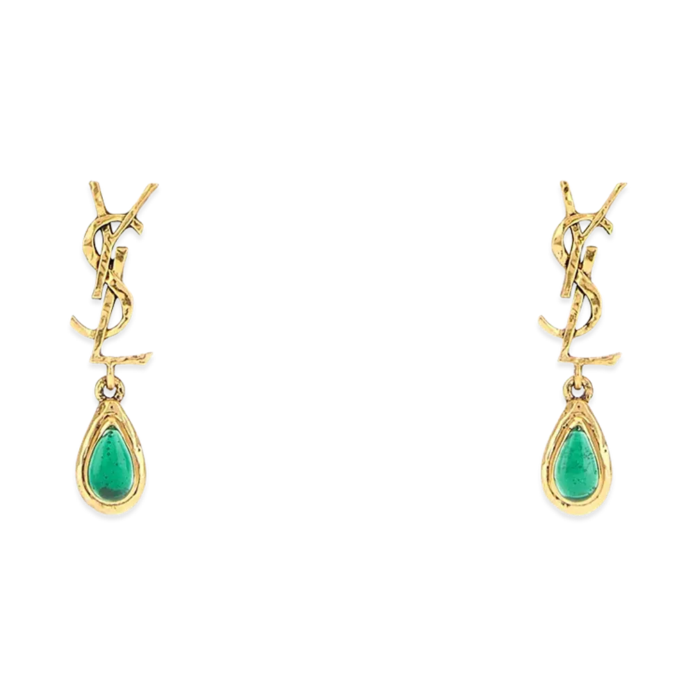 Saint Laurent Women's Cassandre Earrings "Gold"