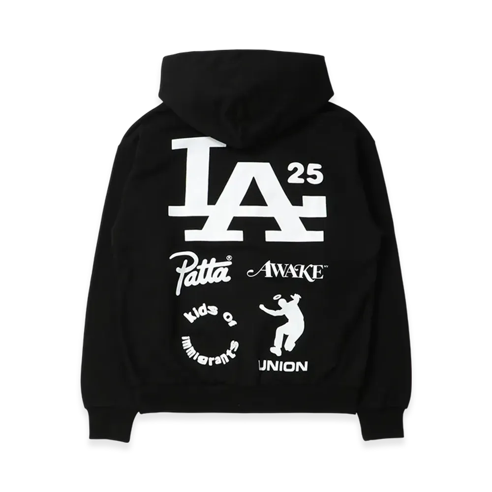 UNION x Patta x Kids of Immigrants x Awake NY Daamn Hoodie "Black"