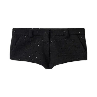 MIU MIU Women's Boucle Shorts "Black"