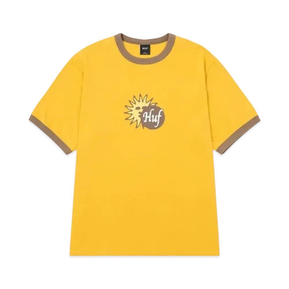 HUF Total Eclipse Ringer Tee "Mustard"