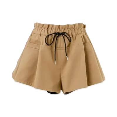 sacai Cotton Chino Shorts "Beige"