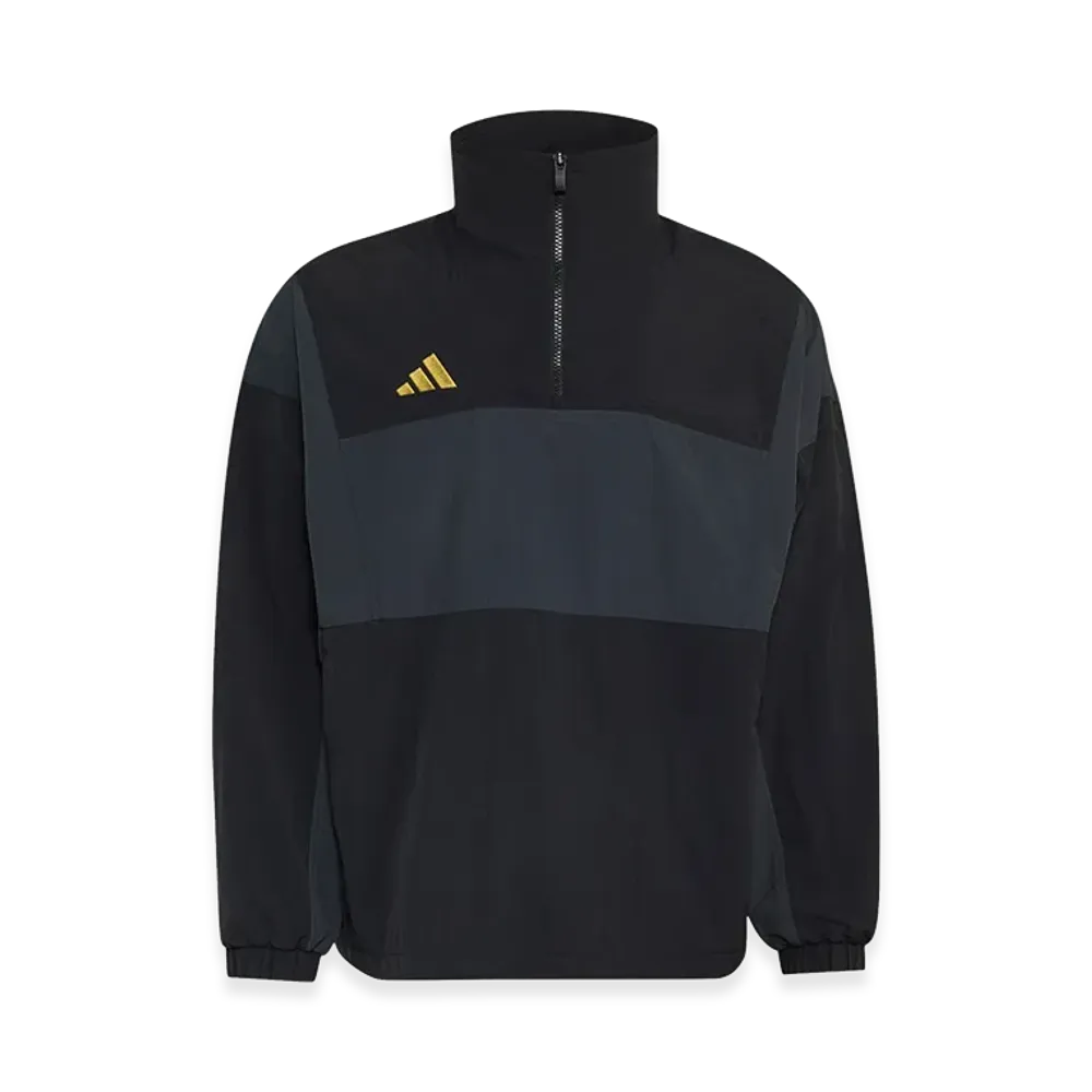 adidas Stadium Colorblock Half Zip Track Jacket "Black"