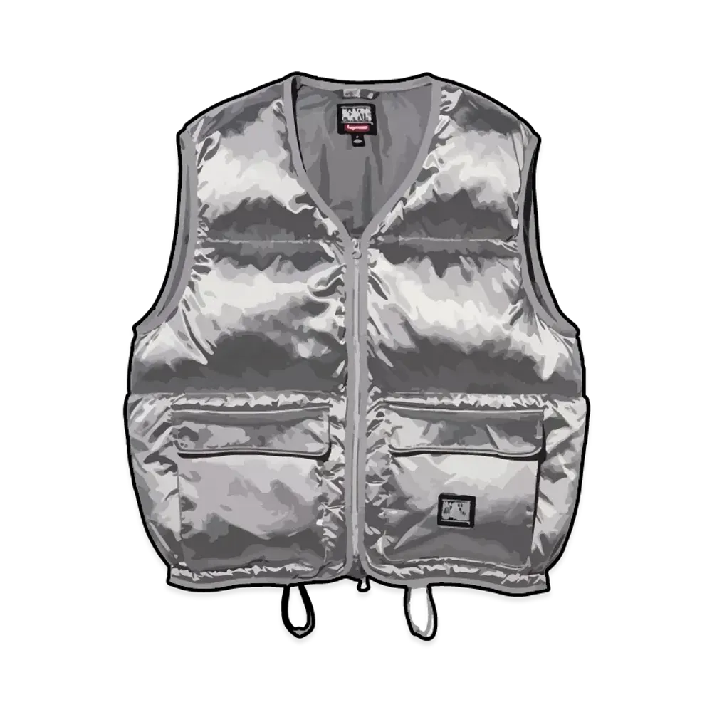 Supreme x Marithe + Francois Girbaud Down Puffer Vest "Silver"