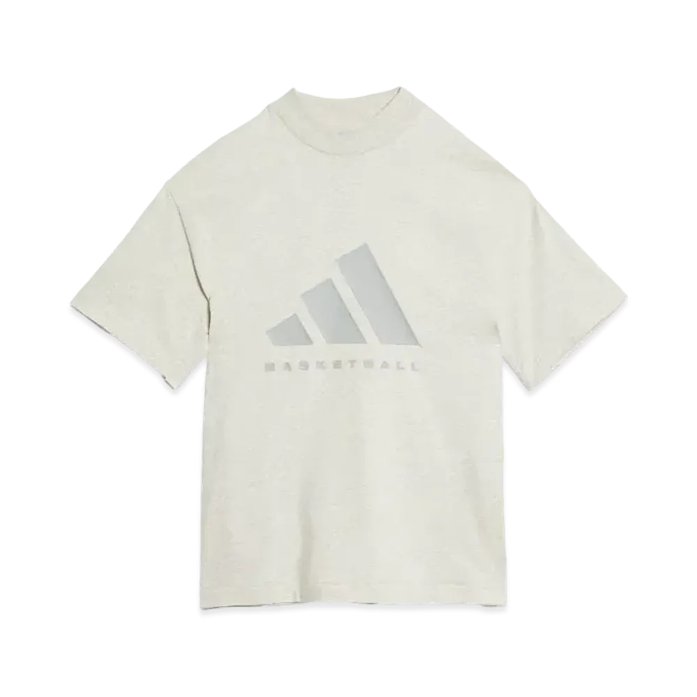 adidas Basketball 001 TEE "Cream White Melange"