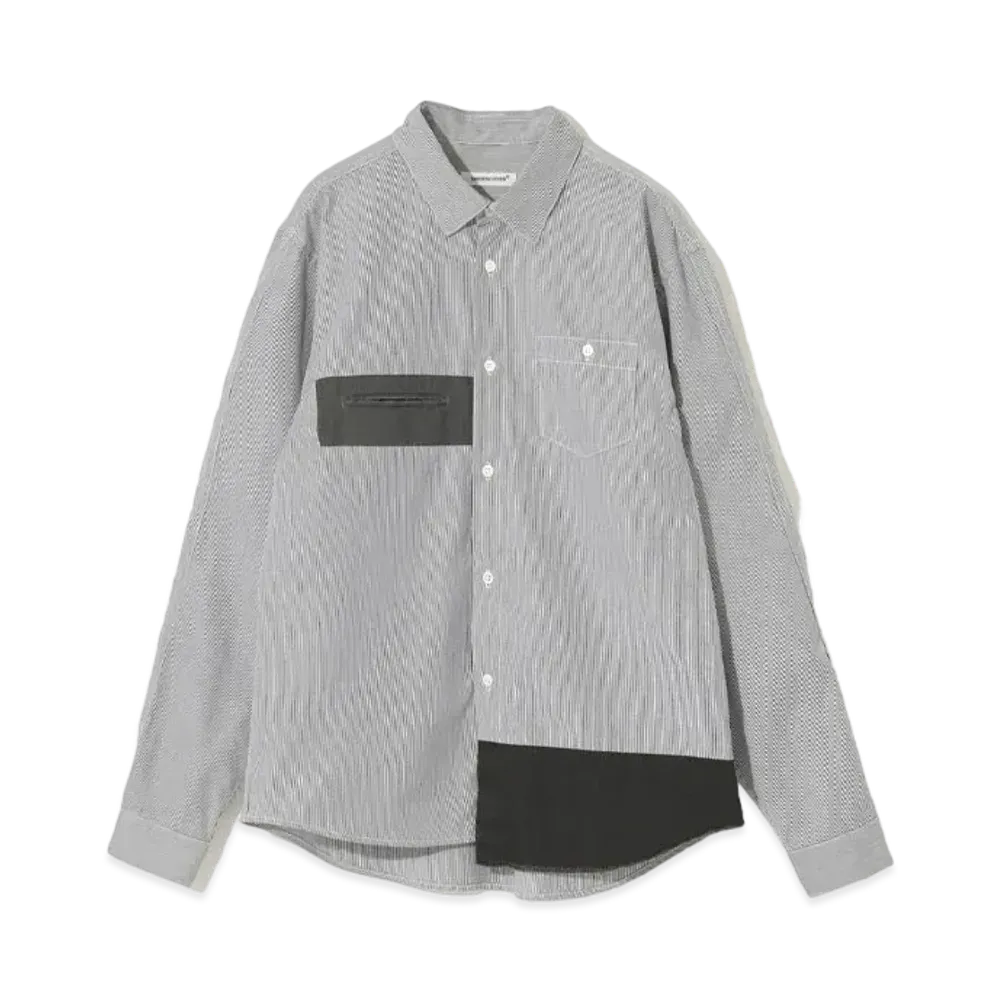 UNDERCOVER Corduroy Striped Shirt "Black ST"
