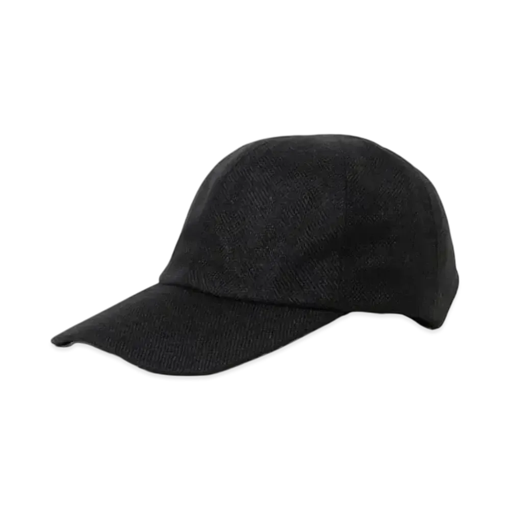 BEAMS Linen-Like 6-Panel Cap "Black"