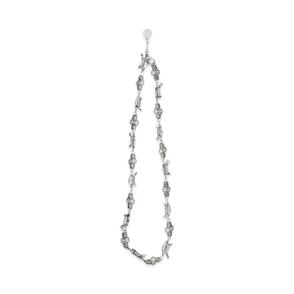 WTLA Barbed Wire Chain "Silver-Plated"
