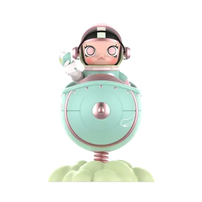 POP MART "MEGA COLLECTIONS" MEGA SPACE MOLLY 100% Blooming Series-Lotus Flower (Vietnam)