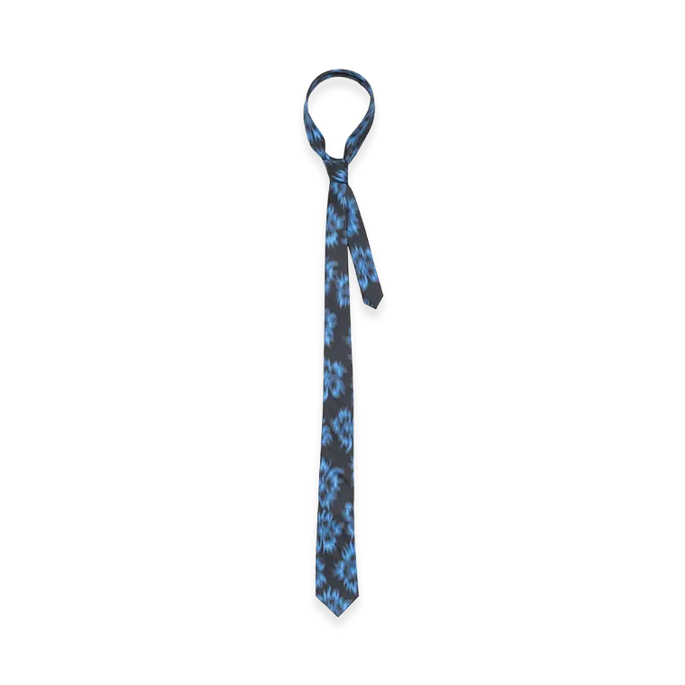Stussy Motion Flower Tie "Black"