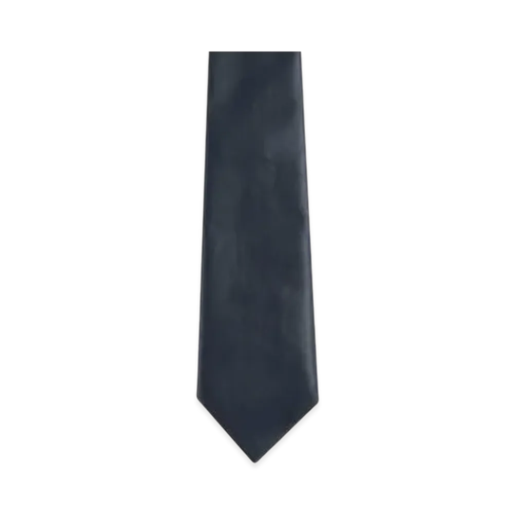Bottega Veneta Smooth Leather Tie "Shadow"