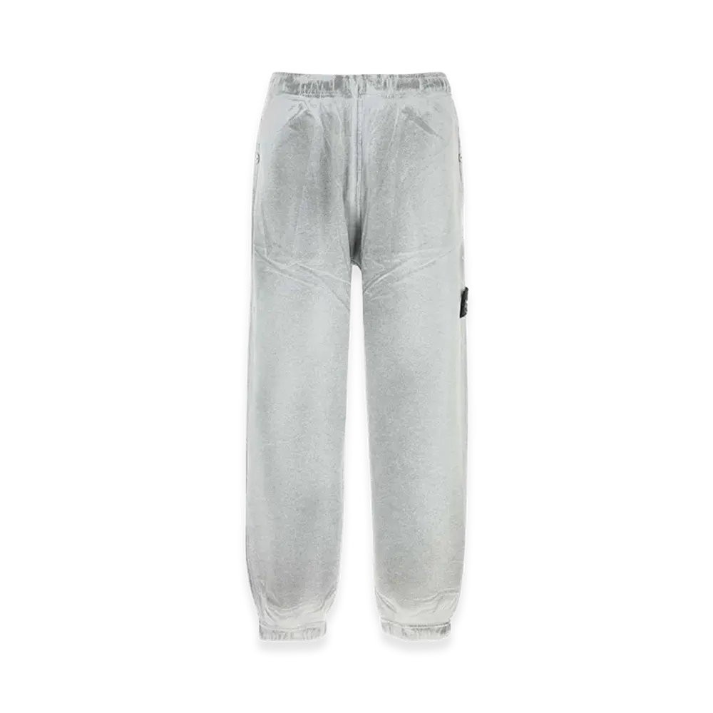Stone Island Cotton Joggers "Gray/Light Blue"