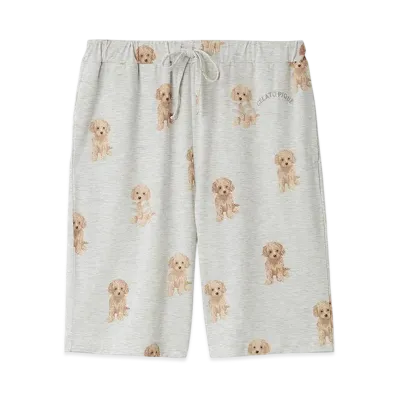 GELATO PIQUE Homme Toy Poodle Pattern Shorts "Gray"