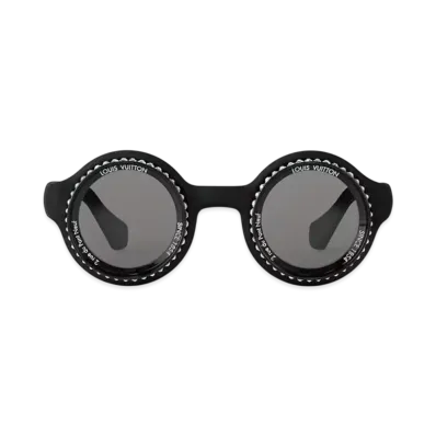 Louis Vuitton LV Super Vision Round Sunglasses "Deep Black"