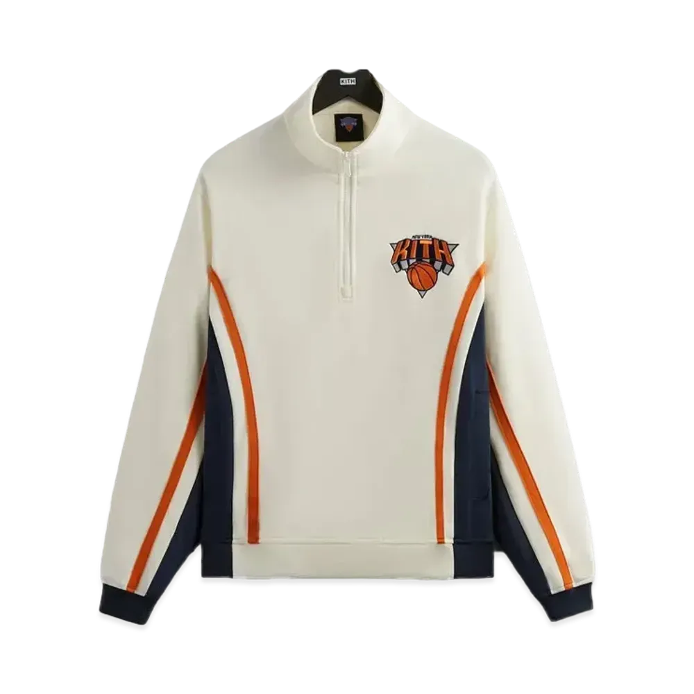 Kith x the New York Knicks Warm Up Quarter Zip "Silk"