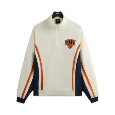 Kith x the New York Knicks Warm Up Quarter Zip "Silk"