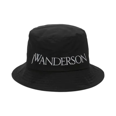 JW ANDERSON Logo Bucket Hat #1 "Black"