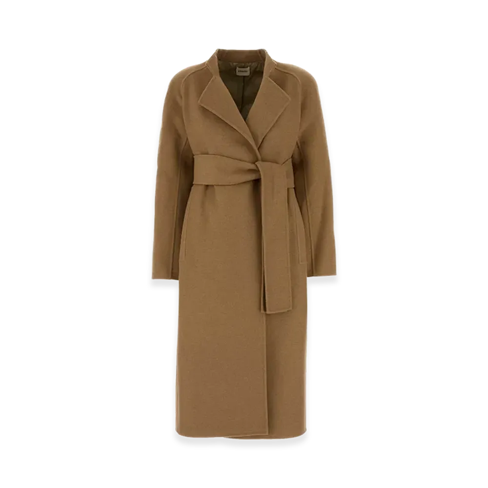 KHAITE Women's Wool Deena Coat "Camel"