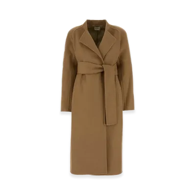 KHAITE Women's Wool Deena Coat "Camel"
