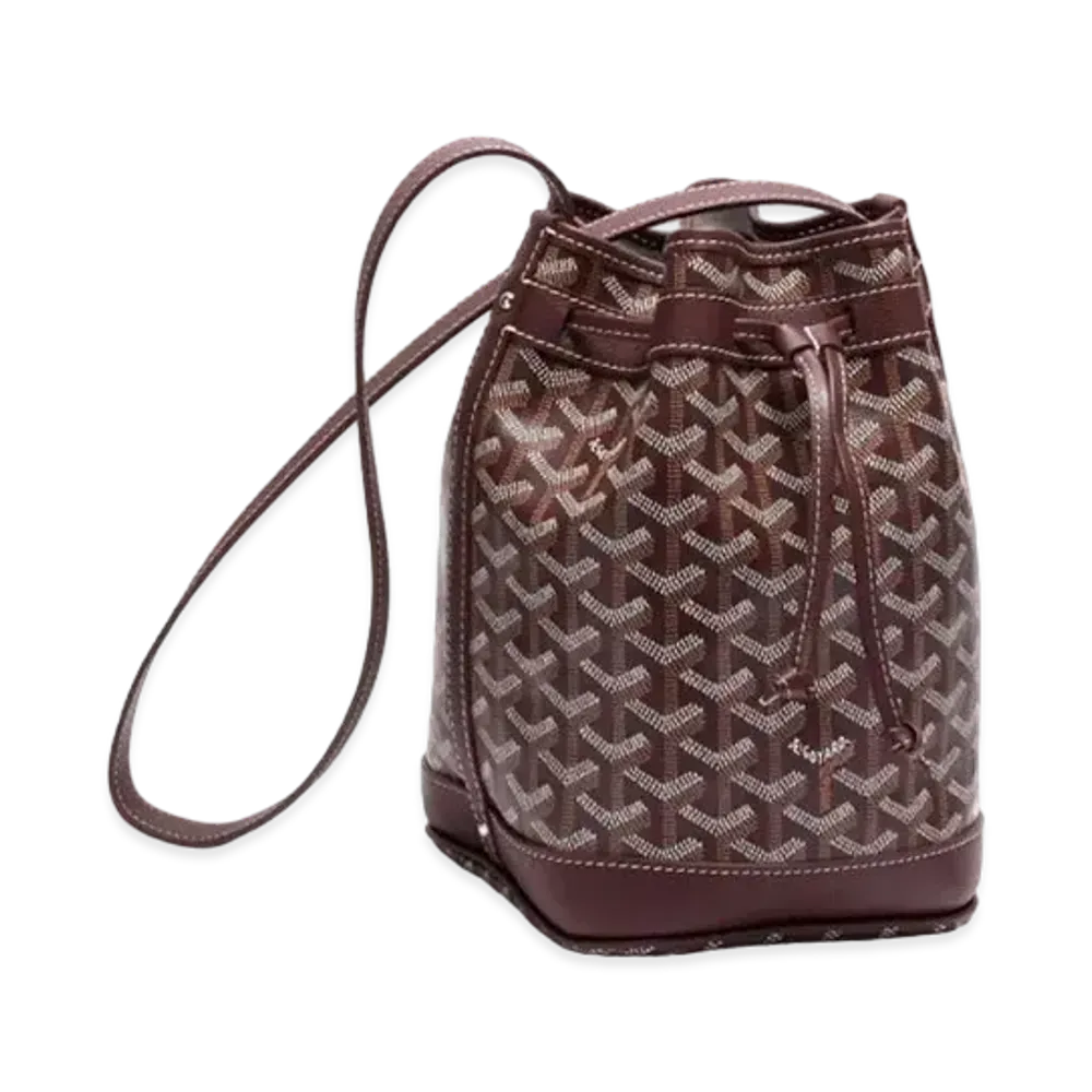 Goyard Petit Flot Bucket Bag "Burgundy"