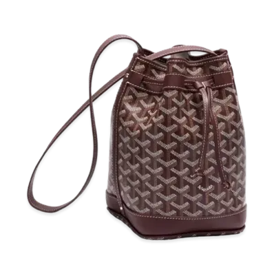 Goyard Petit Flot Bucket Bag "Burgundy"