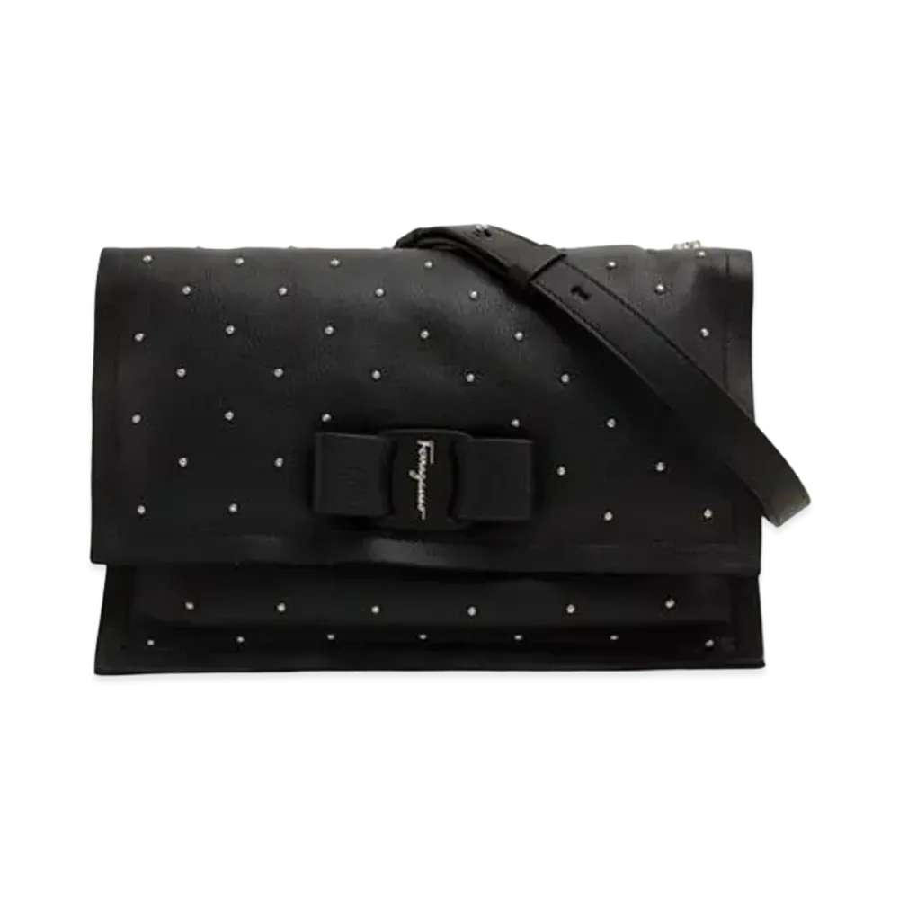Salvatore Ferragamo Viva Bow Bag (S) "Black"