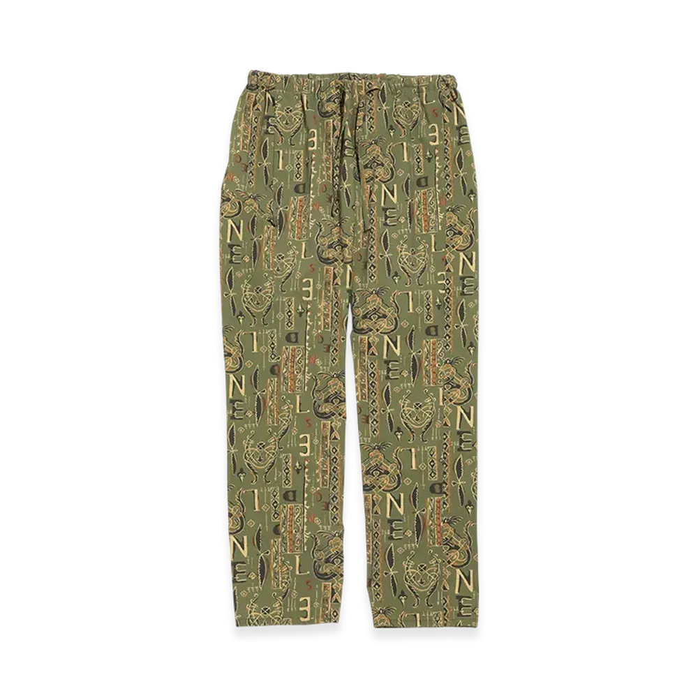 NEEDLES Zipped W.U. Pant - Poly Ripstop / Pt. "Alphabet"