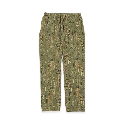 NEEDLES Zipped W.U. Pant - Poly Ripstop / Pt. "Alphabet"