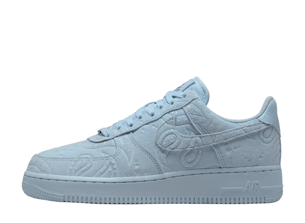 Nike Women's Air Force 1 Low Suede "Paisley/Hydrogen Blue"