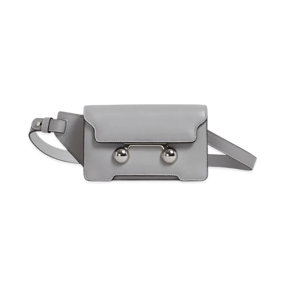 MARNI Trunkaroo Crossbody Bag in Leather "Atmosphere"