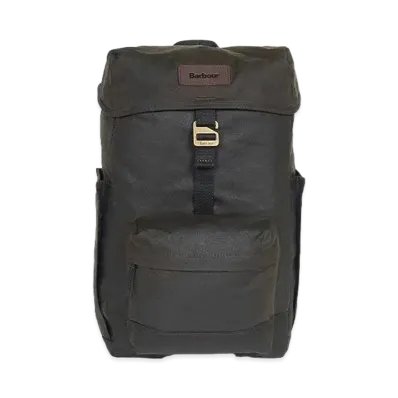 Barbour Essential Wax Backpack "Olive"