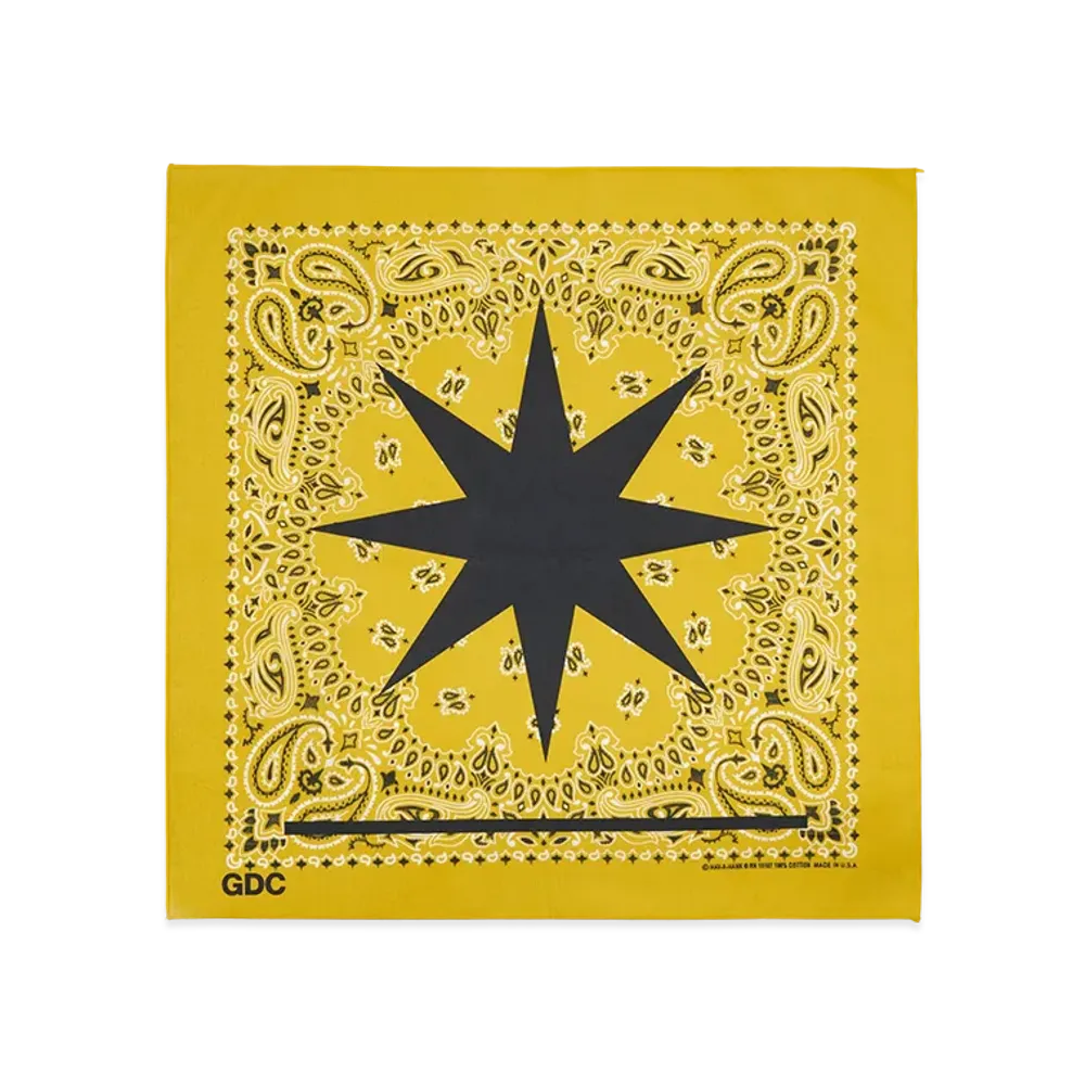 GDC x Hav-A-Hank Star Bandana "Yellow"