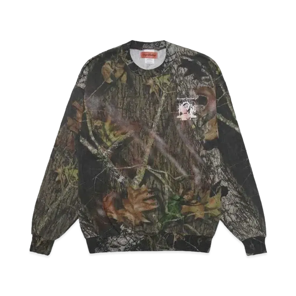 ACCEPT DISCHARGE Tree CAMOSWEAT TOPS "CAMO"